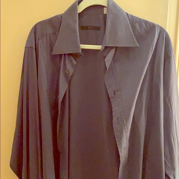 Gucci midnight blue men’s shirt. Size 4116.